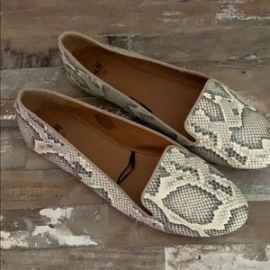 Snake skin flats